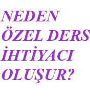 Neden Özel Ders İhtiyacı Oluşur?